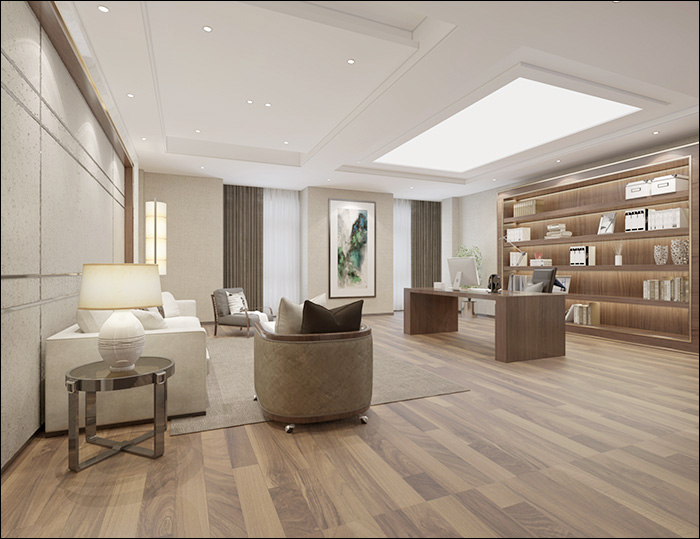 蕪湖華威5400平方新中式辦公樓裝修項目(圖2) 蕪湖華威5400平方新中式辦公樓裝修項目(圖2)