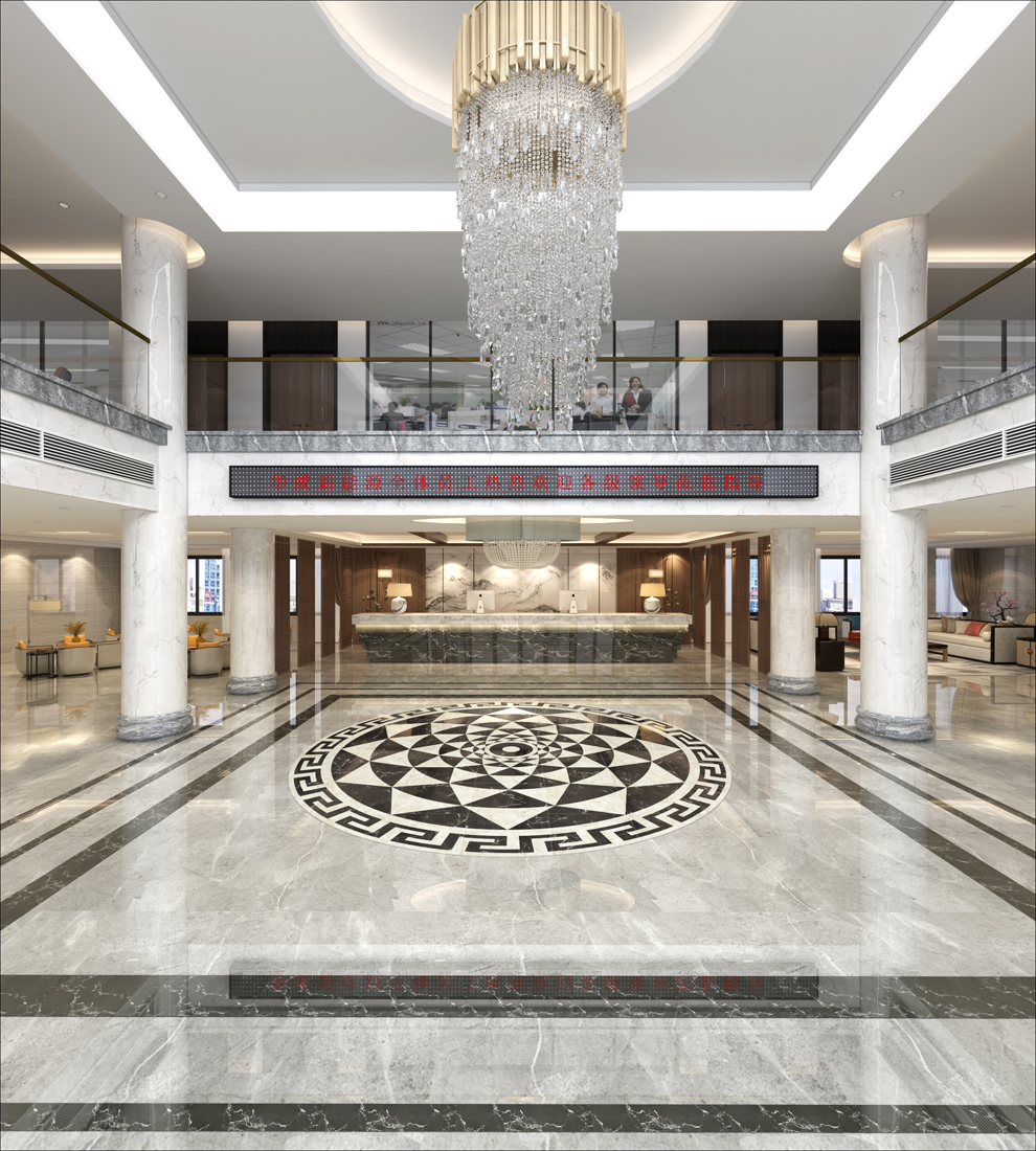 蕪湖華威5400平方新中式辦公樓裝修項目(圖1) 蕪湖華威5400平方新中式辦公樓裝修項目(圖1)