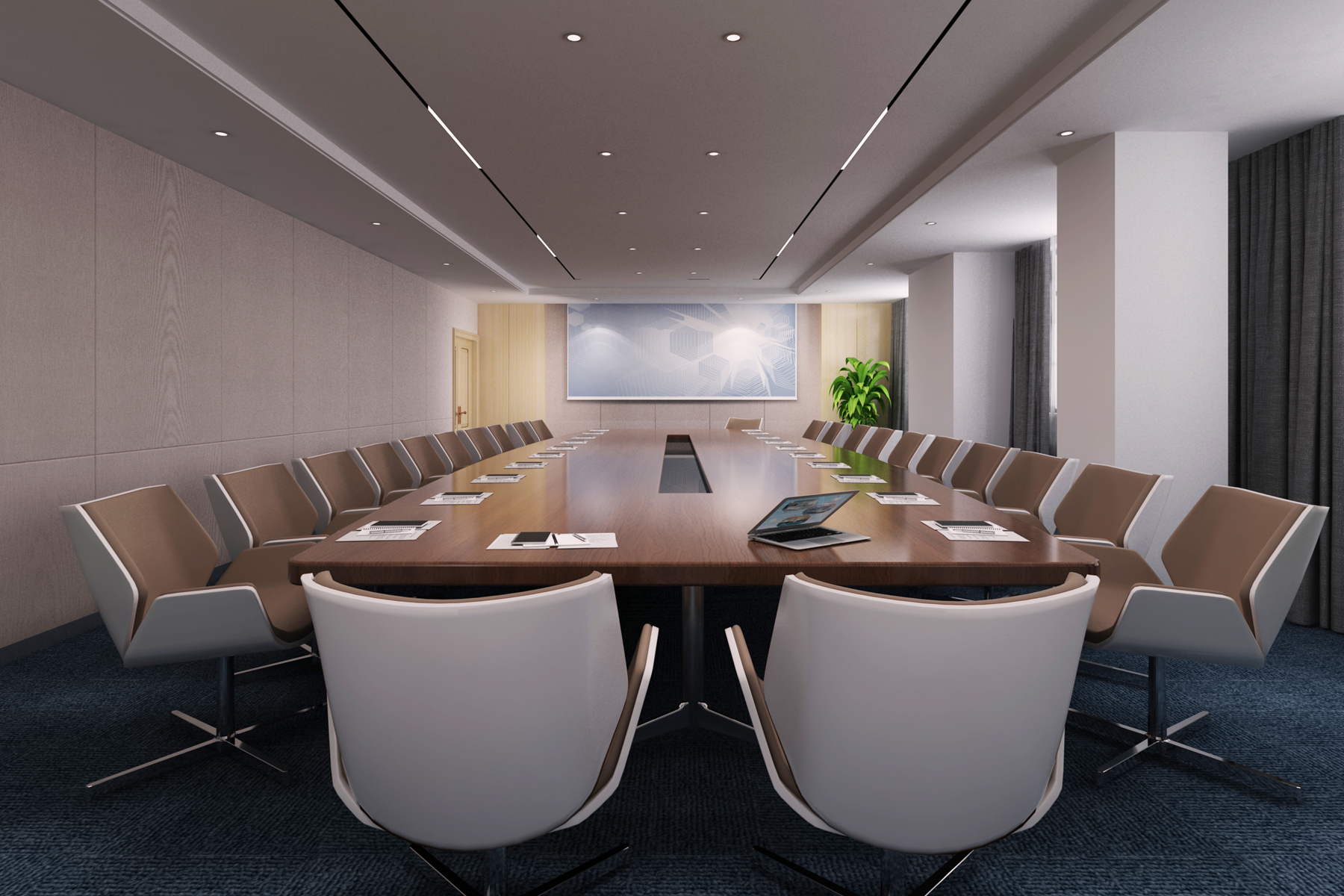 華新智能設(shè)備4000平方辦公樓改造裝修工程(圖6) 會議室2.jpg