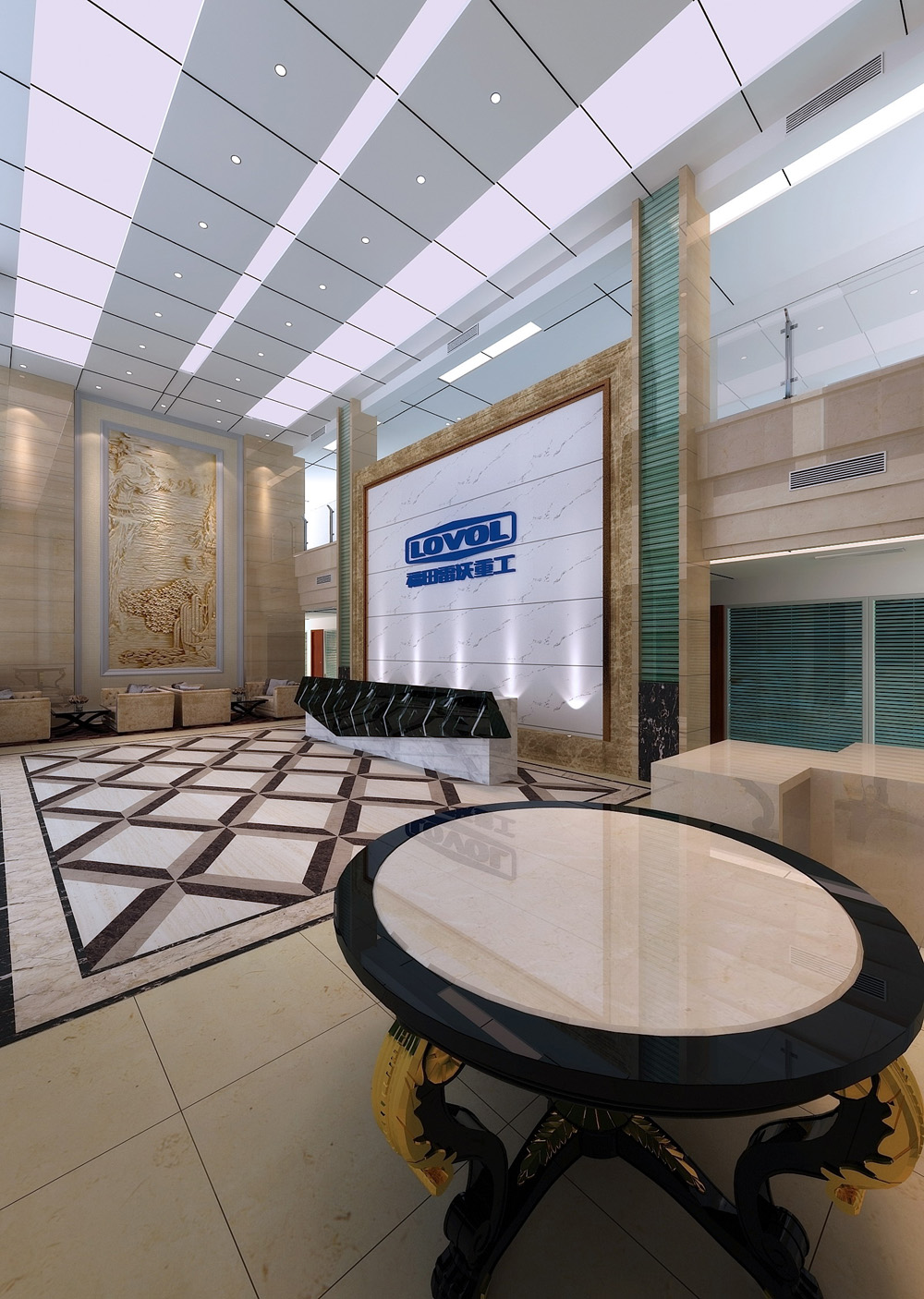 雷沃機(jī)械設(shè)備有限公司-辦公樓裝修(圖2) 雷沃機(jī)械設(shè)備有限公司-辦公樓裝修(圖2)